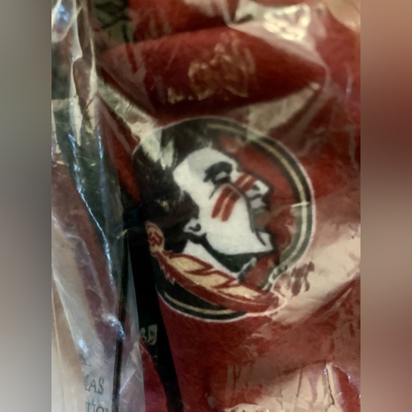 FOCO Florida State Seminole Hooded Gaiter, Red, Team Logo, New - Picture 2 of 3